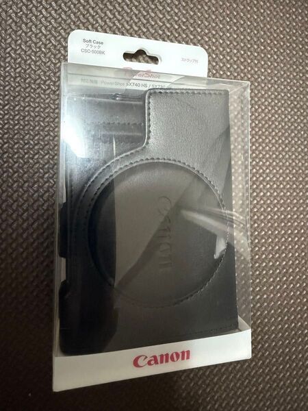 新品 Canon キャノンソフトケース CSC-500BK SX740HS用 廃盤 レア sx740hs
