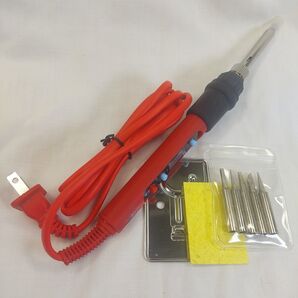 80W デジタルはんだごて 交換用ビット 5個付き