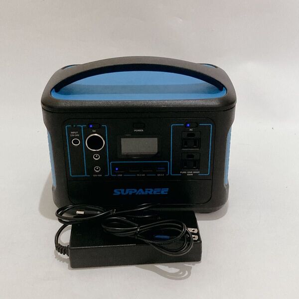 SUPAREE ポータブル電源 容量153600mAh YW500 キャンプ アウトドア
