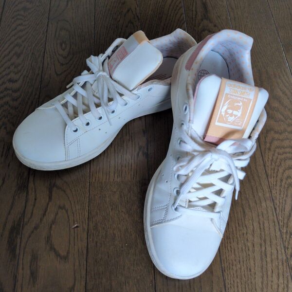 adidas Stan Smith スニーカー 25.0cm ホワイト/ピンク