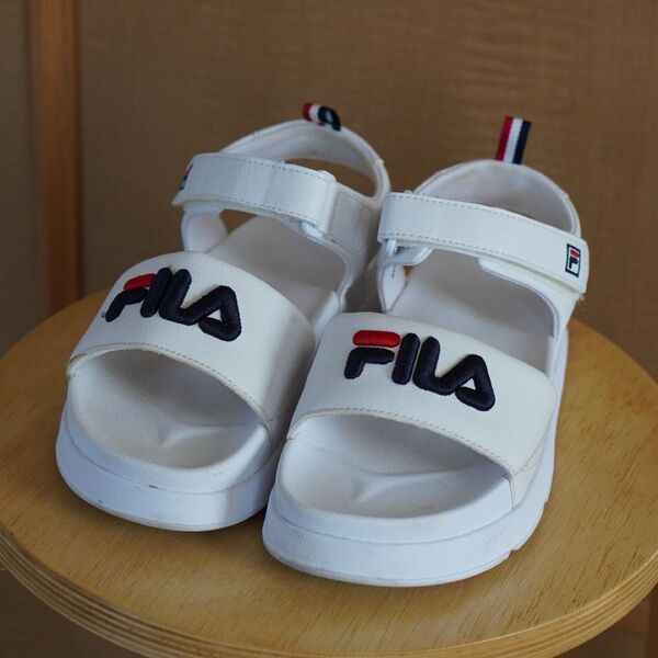 FILA ホワイト スポーツサンダル 24cm フィラ 韓国