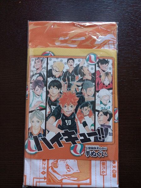 自宅保管品 ハイキュー!!人間関係早わかり手ぬぐい