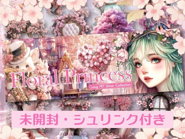 ☆nene様☆未開封新品・Floral Princess Long PET Sticker BOX
