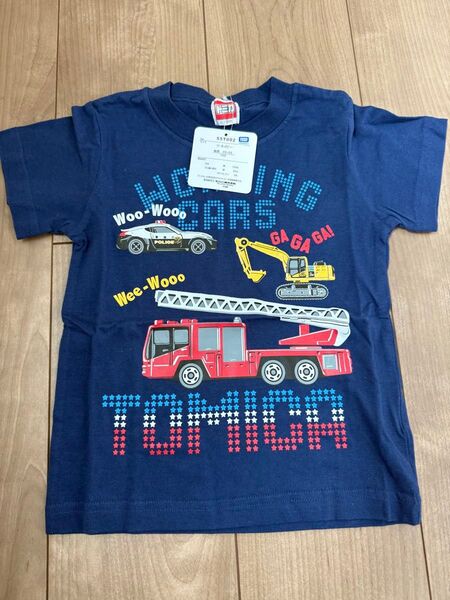 トミカ プラレール Tシャツ パトカー 消防車 ショベルカー