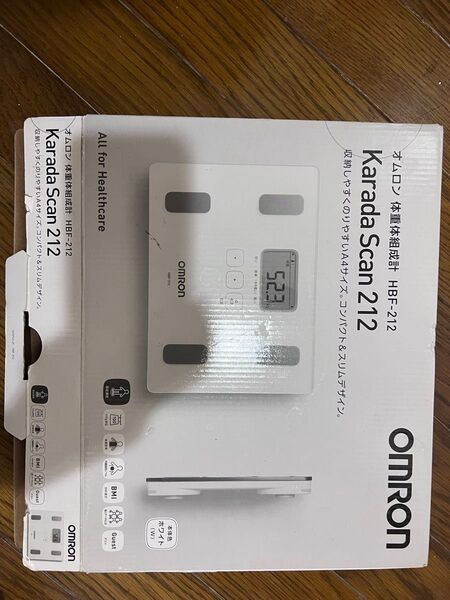 オムロン 体重体組成計 HBF-212 ホワイト
