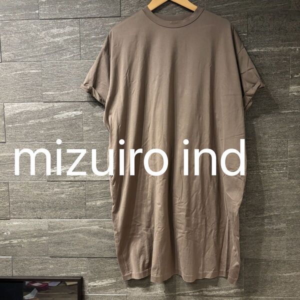 mizuiro ind ミズイロインド Tシャツワンピース