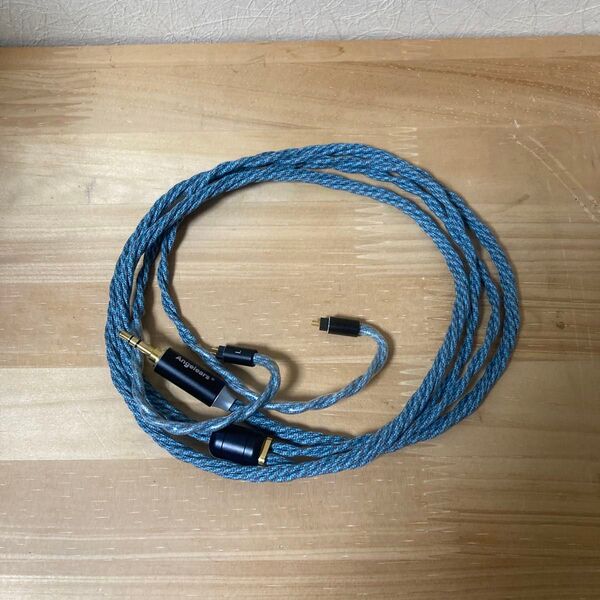 Angelears-abyssal 7n occ hifiイヤホンケーブル、3.5mm 2pin 中古美品 ムンドルフ金ハンダ