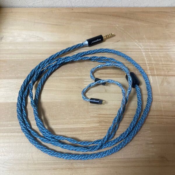 Angelears-abyssal 7n occ hifiイヤホンケーブル、4.4mm 2pin 中古美品 ムンドルフ金ハンダ