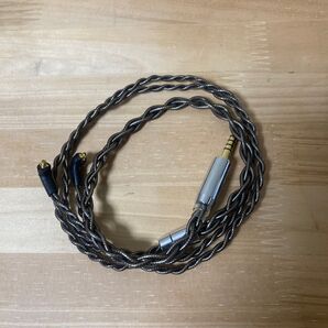 eachdiy 7n純銀+グラフェンワイヤー+0.1%パラジウム線 4.4mm mmcx 0.7m イヤホンケーブル 中古美品