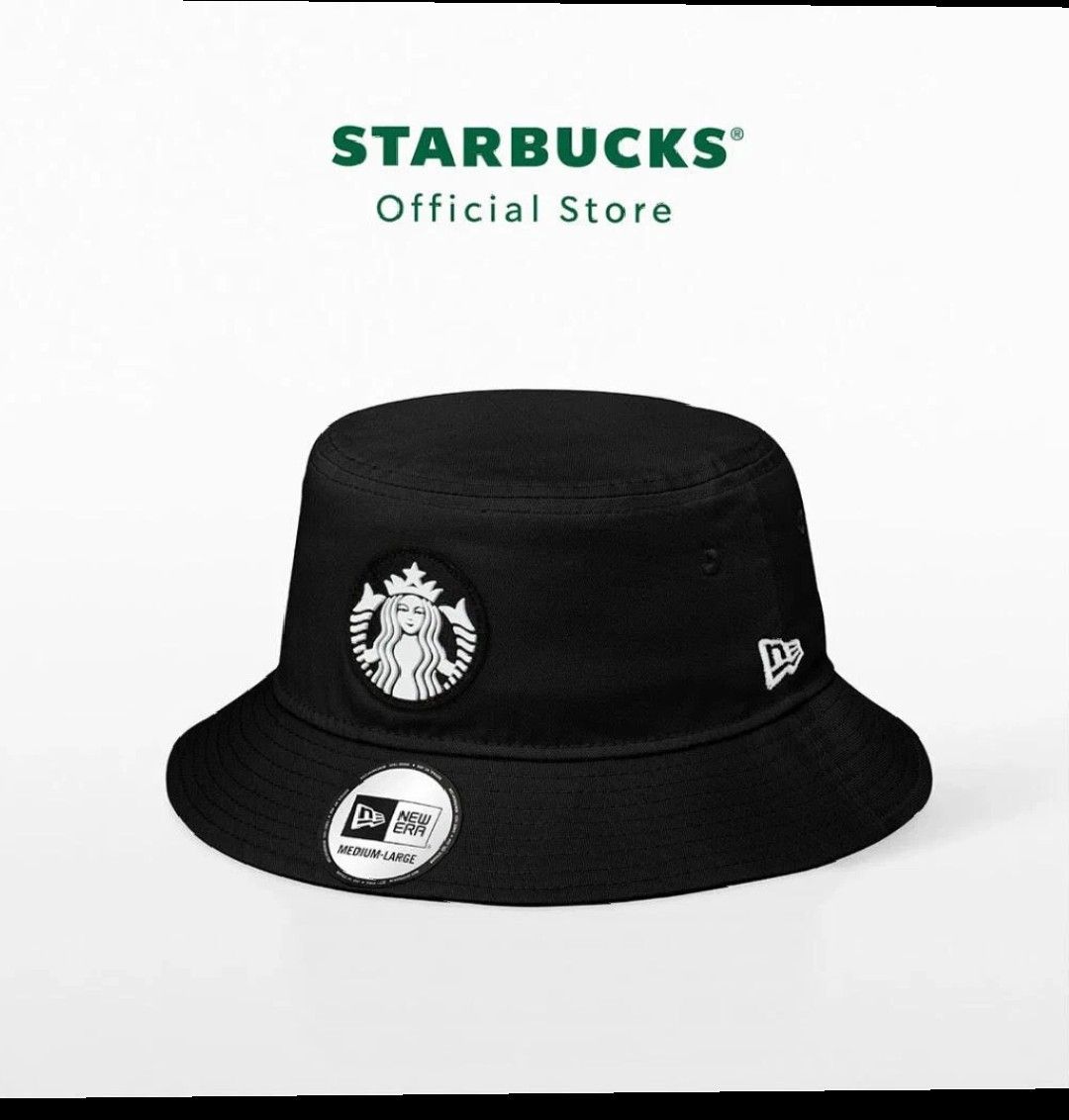【海外スタバ限定】スターバックス×ニューエラ バケットハット 海外スタバ限定】スターバックス×ニューエラ バケットハット
