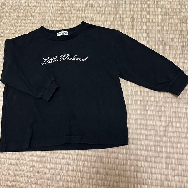 しまむら リトルウィークエンド 長袖Tシャツ 100cm