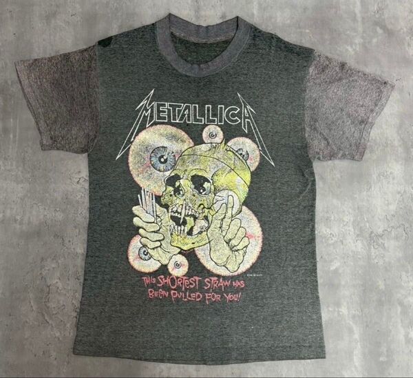 80s METALLICA メタリカ パスヘッド tシャツ ビンテージスタイル 古着 バンドtシャツ