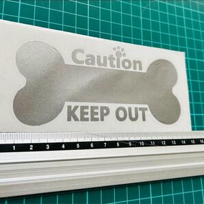 US caution keepout ステッカー(色変更可能)