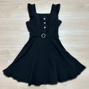 ハニーシナモン Honey Cinnamon ジャンパースカート 黒