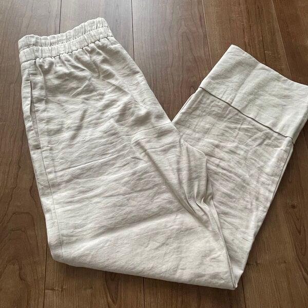 ZARA クロップドリラックスパンツ ベージュ XSサイズ