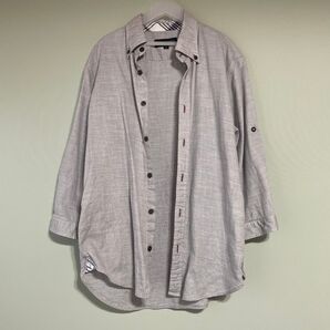 メンズ シャンブレーシャツ S