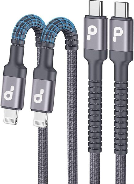 USBC ライトニングケーブル 1M 2本セット【C94 Apple MFi認証】 タイプC PD対応 高速充電 データ転送