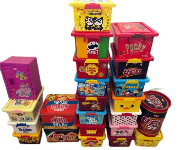 キャラクター フタ付きコンテナBOXセット