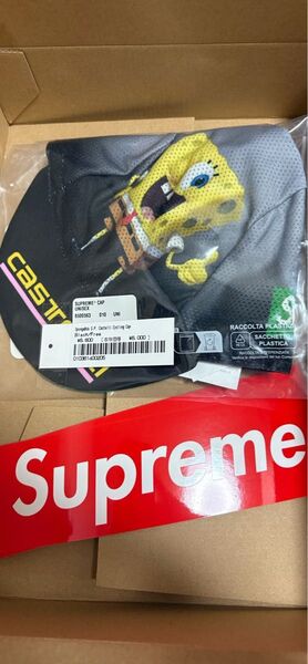 Supreme x SpongeBob SquarePants Castelli Cycling Cap Black