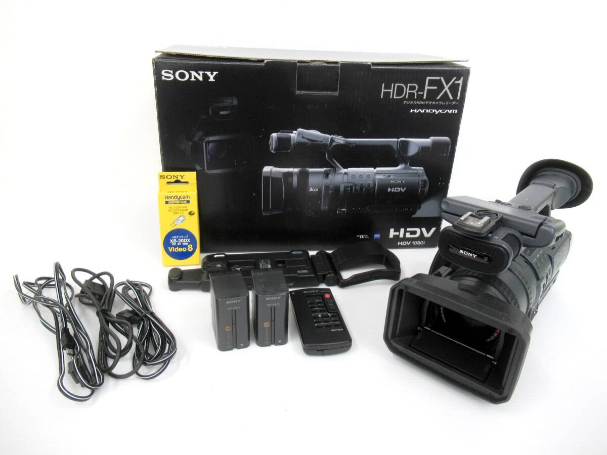 SONY HDV HDR-FX1ビデオカメラ 本体と付属品一式 Yahoo!オークション -「hdr-fx1」の落札相場・落札価格