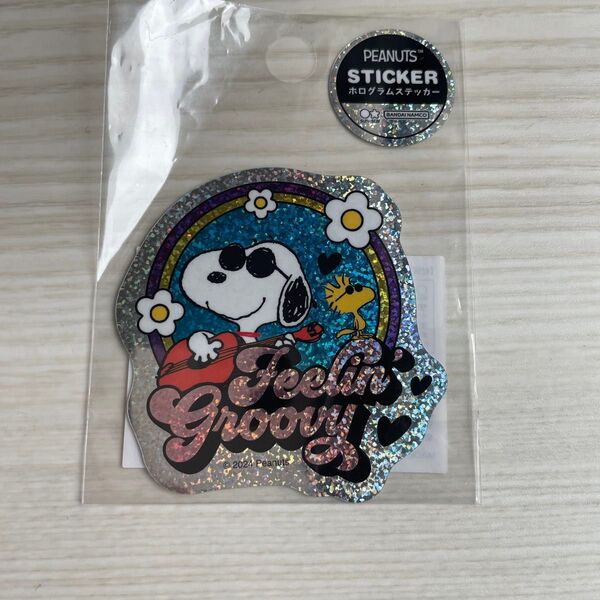 スヌーピー ホログラムステッカー PEANUTS