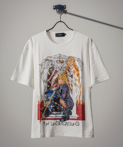 『DEATH NOTE ミサ』×『P.N UNDERGROUND』コラボ / オーバーサイズ プリントTシャツ