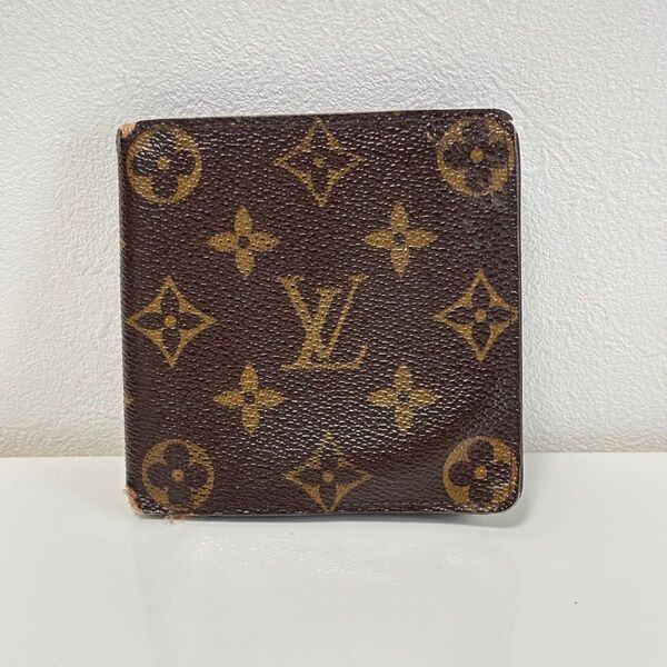 LOUIS VUITTON ルイヴィトン モノグラム 二つ折り札入れ 財布 ジャンク