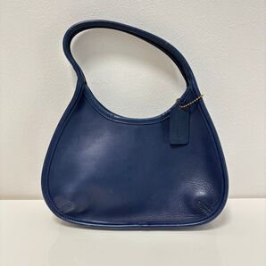 コーチ COACH オールドコーチ 9027 ネイビー レザー ハンドバッグ エルゴ ヴィンテージ