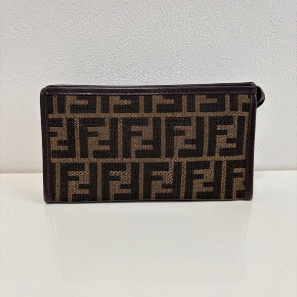 FENDI フェンディ ズッカ柄 ポーチ 小物入れ オールド ヴィンテージ