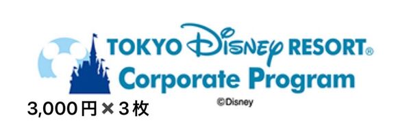 東京ディズニーリゾート コーポレートプログラム 9,000円分