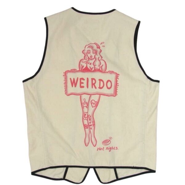 WEIRDO/ウィアード 16SS SEXY COMIC VEST/セクシーコミック ネップキャンバスベストXL