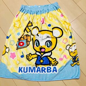 未使用新品 ラップタオル 60サイズ クマバーチャル 巻きタオル スイミング プールタオル タグ付き