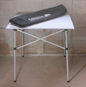 LOGOS/ Logos outdoor table aluminium table size : approximately 70×70×H69. tabletop width cap 2. place none 