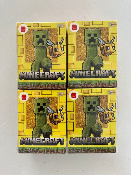 本日発送【新品・未開封】マクドナルド ハッピーセット マインクラフト 第2弾 全4種 セット マイクラ