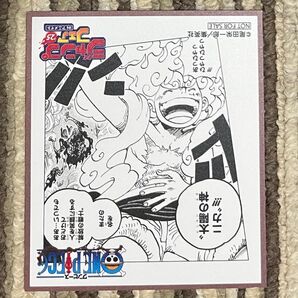 【アニメイト限定】ジャンプフェア 2025 オリジナルミニ色紙 ワンピース ニカ 1点