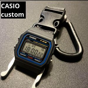 【新品】カシオ腕時計 カラビナ仕様 磯釣り 山登り ライフジャケット アウトドア ツーリング に是非。