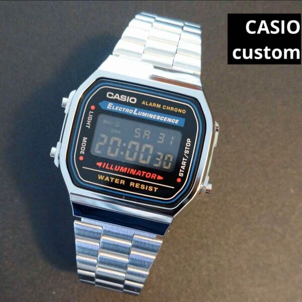 【新品】CASIO チープカシオ 液晶反転 カスタム カシオ デジタル 腕時計 g-shock timex alba 好きにも