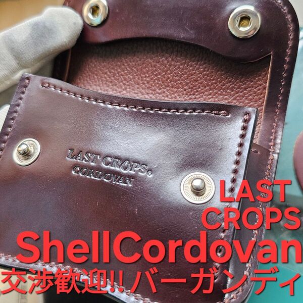 美品!交渉可!タング,シェルコードバン,ラストクロップス,cordovan,WILDSWANS,ワイルドスワンズ,コードバン