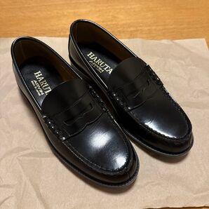 ハルタ コインローファー #6550 26.5cm ブラック