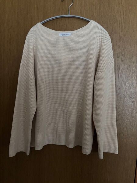 ★美品★A DAY IN THE LIFE *ベージュ*長袖ニット