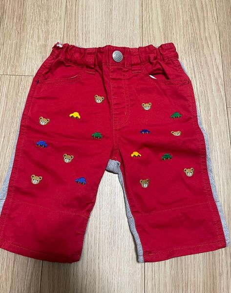 ミキハウス プッチーくん 車 ハーフパンツ