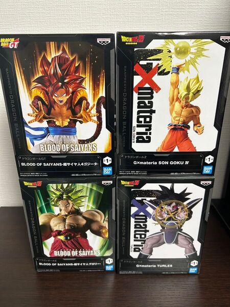 ドラゴンボール BLOOD OF SAIYANS 超サイヤ人ブロリー 超サイヤ人4 ゴジータ G materia 孫悟空 ターレス