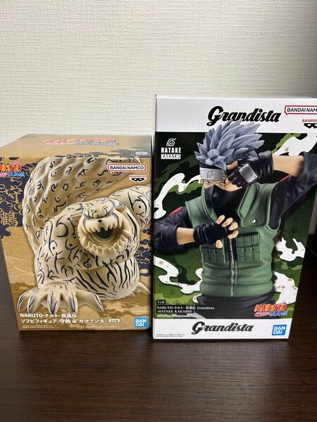 NARUTO ナルト疾風伝 フィギュア Grandista はたけカカシ SOFVIMATES 守鶴 2種セット