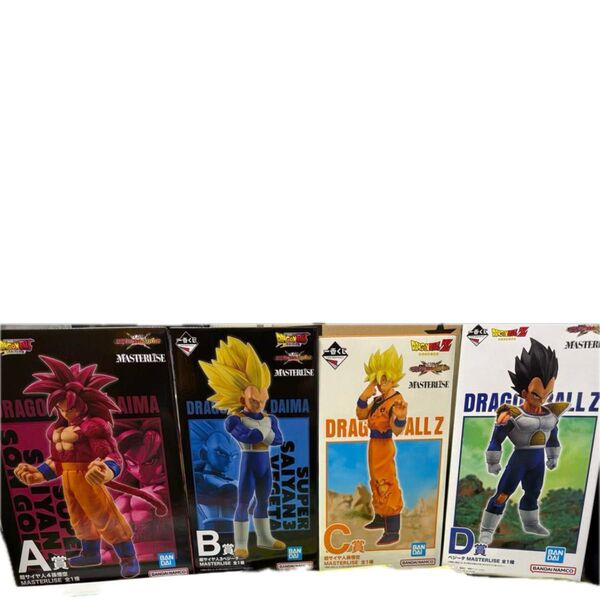 一番くじ ドラゴンボール MASTERLISE 4種セット