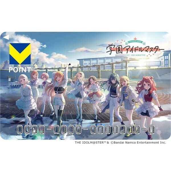 学園アイドルマスター 学マス Vポイントカード Tカード 新品未開封 未登録