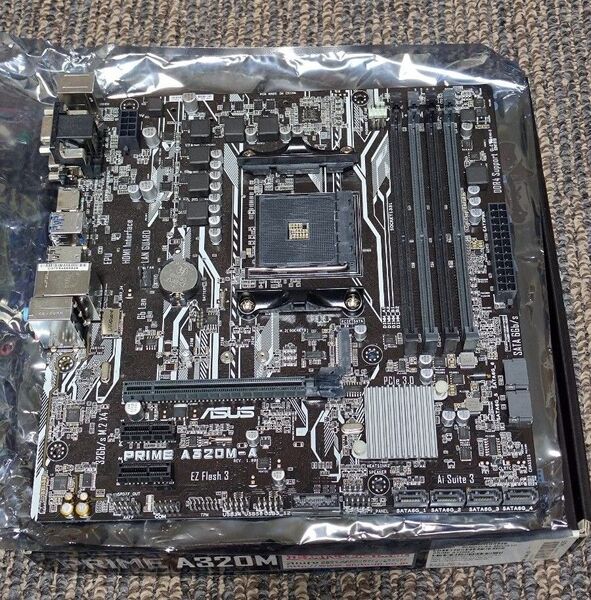 中古 ASUS PRIME A320M-A AM4 MicroATX マザーボード