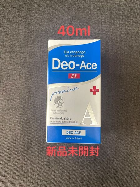 デオエース EXプラス 40ml ロールオン 敏感肌 アルコールフリー ポーランド製 Deo-Ace 並行輸入