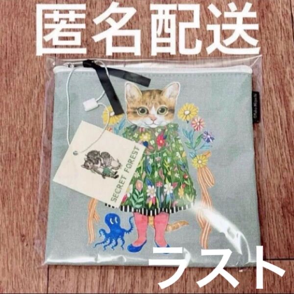 韓国限定 ポーチ ヒグチユウコ secret forest グリーン