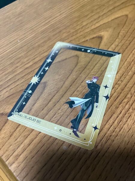 ジョジョの奇妙な冒険 スターダストクルセイダース 書き下ろしクリアカードコレクション 全14絵柄 花京院典明