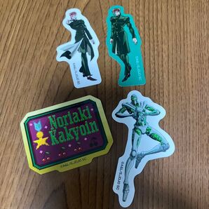 ジョジョの奇妙な冒険 メディコス 花京院典明ステッカー4枚セット